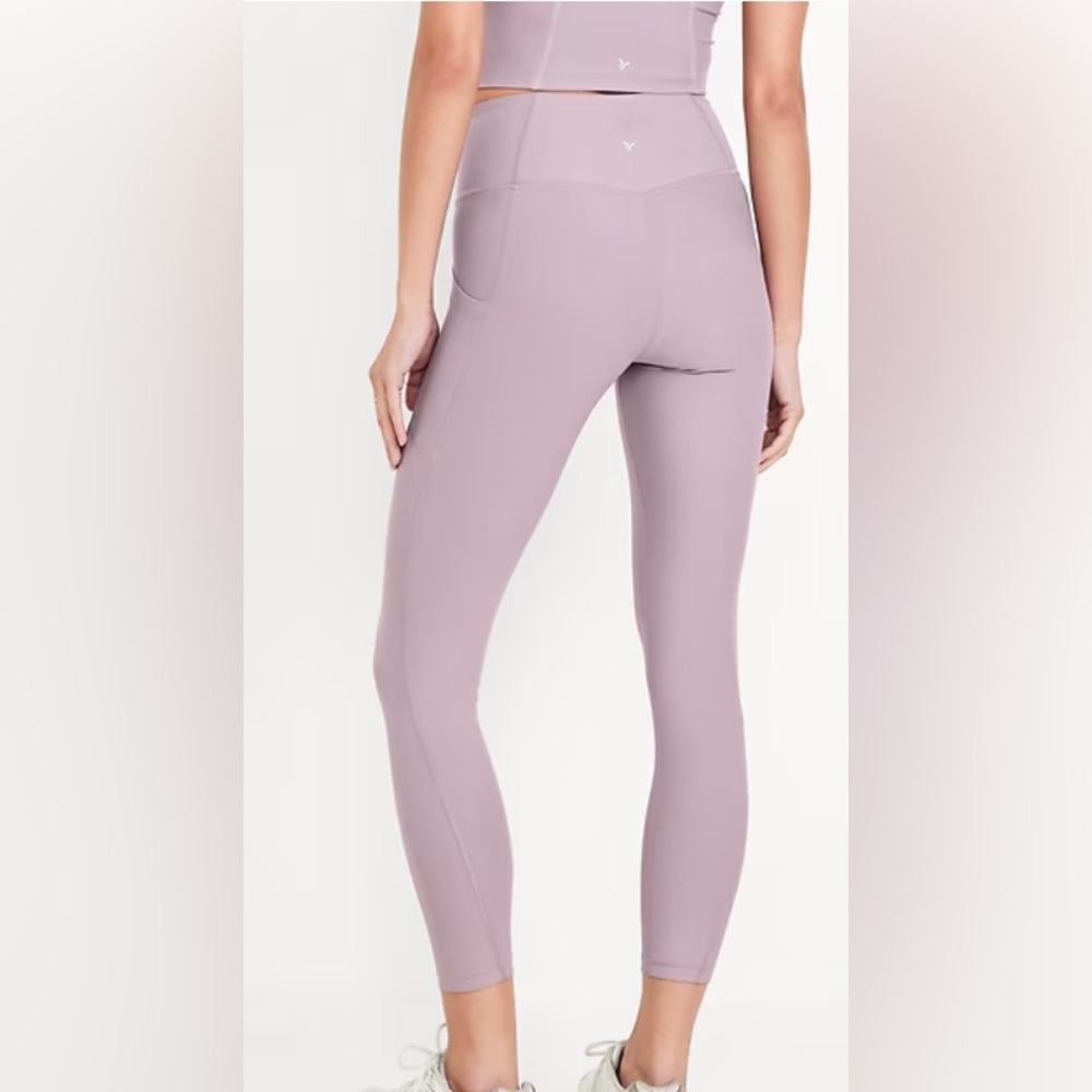 NEW High-Waisted PowerSoft 7/8 Leggings Size M - Picture 2 of 6